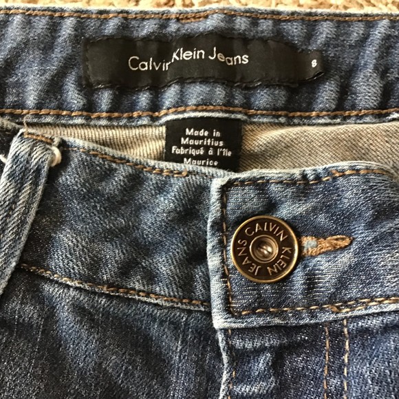 Women's Calvin Klein Jeans Size 8 Flap Back Pockets - Picture 9 of 10